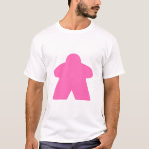 Pink Meeple Board Game Piece T-Shirt