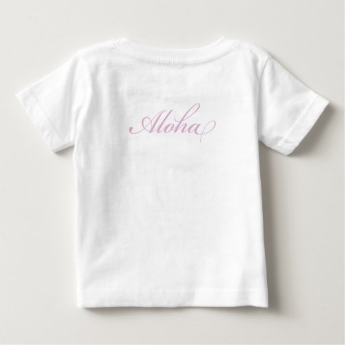 Pink Mele Kalikimaka  Baby T_Shirt