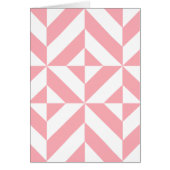 Pink Melon Geometric Deco Cube Pattern (Front)