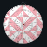 Pink Melon Geometric Deco Cube Pattern Dart Board<br><div class="desc">This abstract,  geometric cubed pattern will add vibrance and classic flair to any home or office decor. Always ready for you to personalize with your name and/or your loved one's name,  as well.</div>