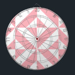 Pink Melon Geometric Deco Cube Pattern Dart Board<br><div class="desc">This abstract,  geometric cubed pattern will add vibrance and classic flair to any home or office decor. Always ready for you to personalize with your name and/or your loved one's name,  as well.</div>