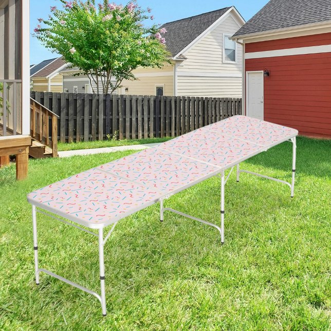 Pink Memphis Pattern Beer Pong Table (Creator Uploaded)