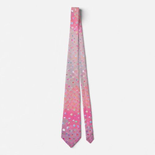 Pink Mens Tie