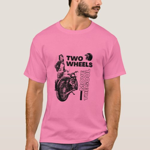 Pink Mens Basic T_Shirt