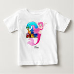 Pink Mermaid 2nd Birthday Toddler T-shirt