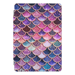 Pink Mermaid Glitter Scales- Mermaid Scales iPad Pro Cover