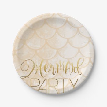 Pink Mermaid Party | Under The Sea Birthday Paper Plates by RedefinedDesigns at Zazzle