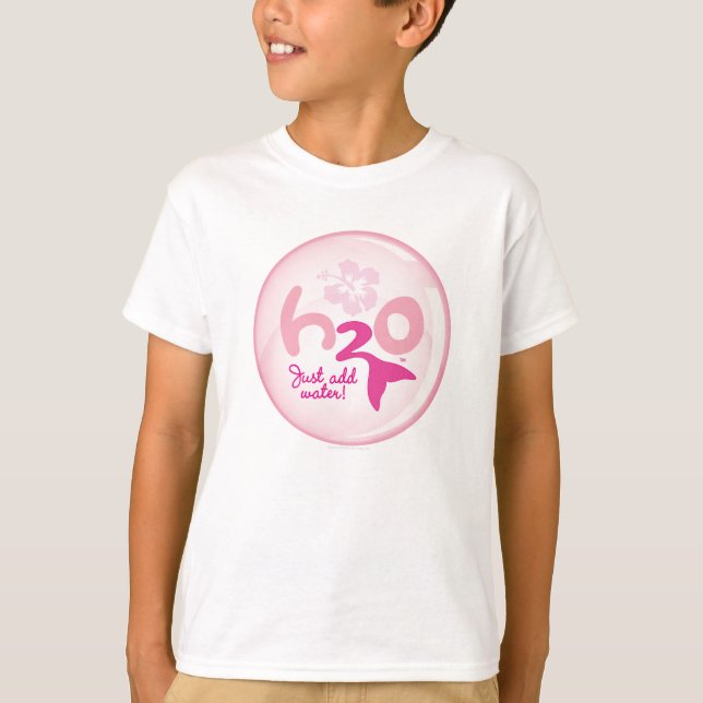Pink Mermaid Pattern T-Shirt (Front)