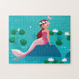 Pink Mermaid Puzzle