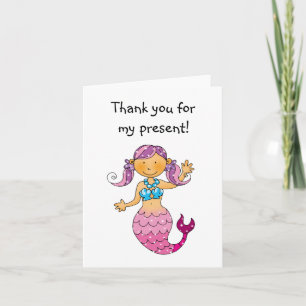 Pink mermaid, Thank you for my present