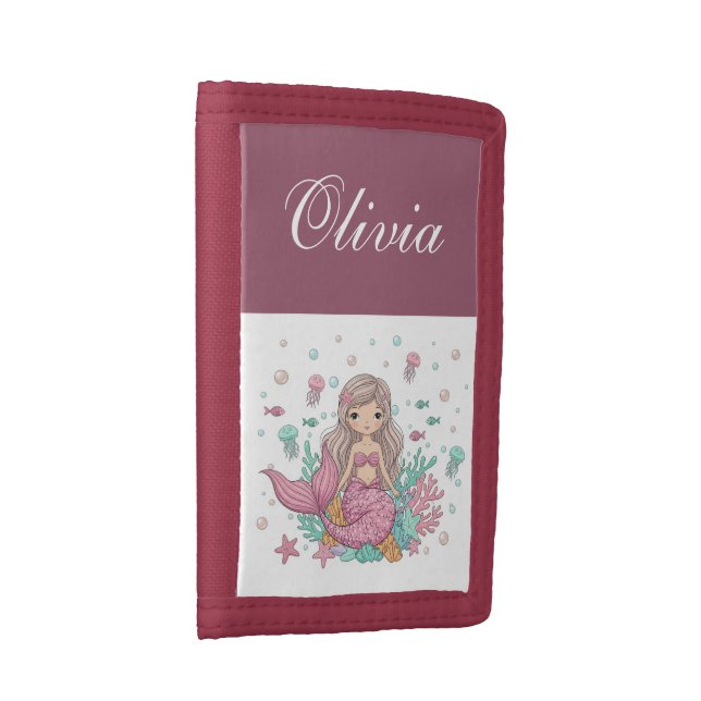 Pink Mermaid Wallet (Side)