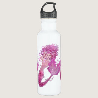 Pink Mermaid Water Bottle