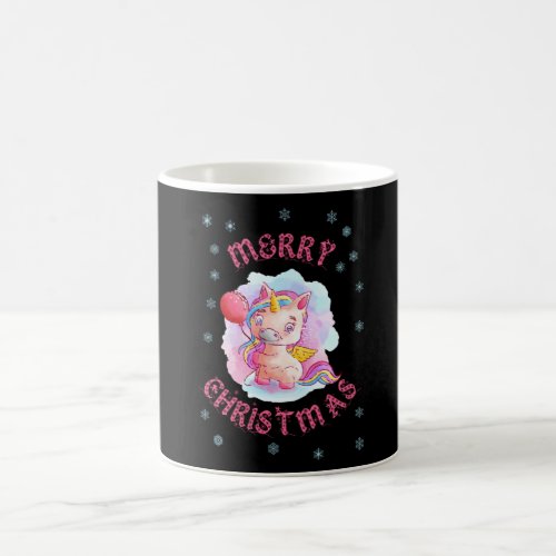 Pink  Merry Christmas Design Coffee Mug