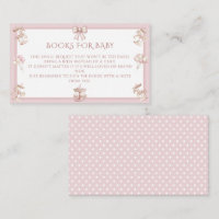 Pink Merry Go Round Books for Baby Shower