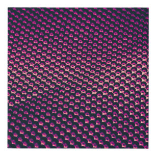 Pink metallic futuristic abstract background. faux canvas print
