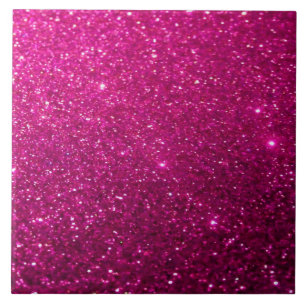 pink metallic glitter tile