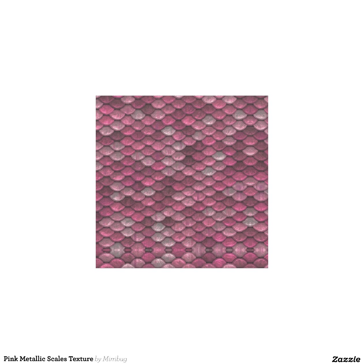 Pink Metallic Scales Texture Fabric | Zazzle