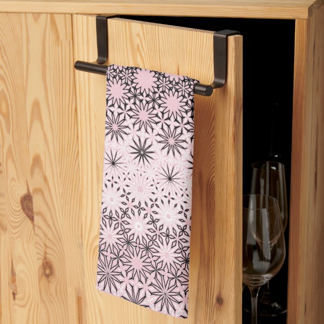 Pink Metamorphosis Design Kitchen Towel (Thirds Fold)