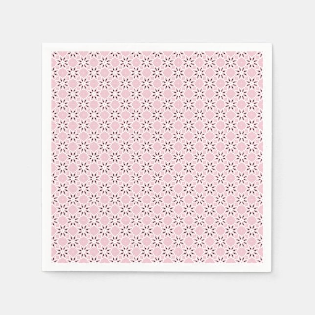 Pink Metamorphosis Design Napkins (Front)