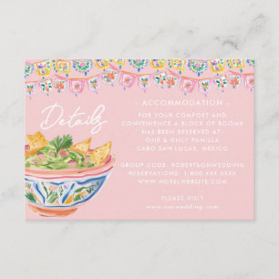 Pink Mexico Destination  Enclosure Card