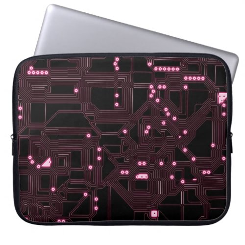 pink micro chip circuit backgroundbackground3dab laptop sleeve