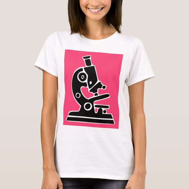 Pink Microscope T-Shirt (Front)