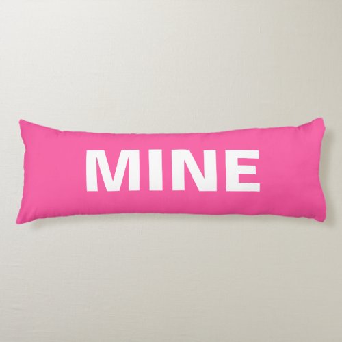 Pink Mine Body Pillow