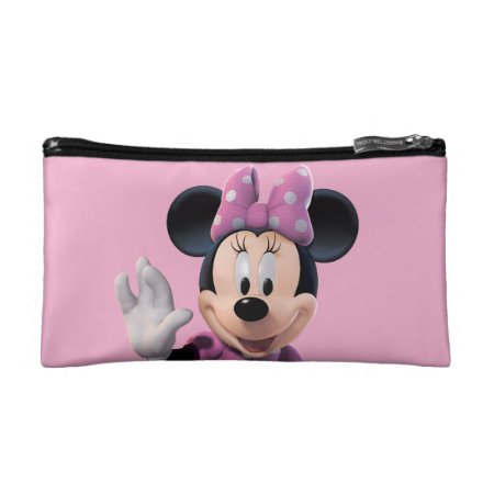 Pink Minnie | Cute Pose Cosmetic Bag