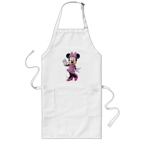 Pink Minnie  Cute Pose Long Apron