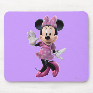 Pink Minnie   Cute Pose Mouse Pad