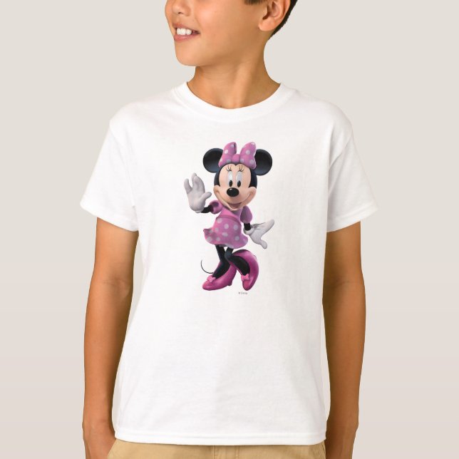 Pink Minnie | Cute Pose T-Shirt (Front)