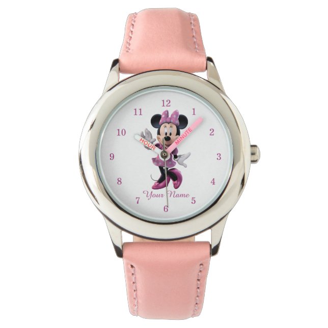Pink Minnie | Cute Pose Watch (Front)