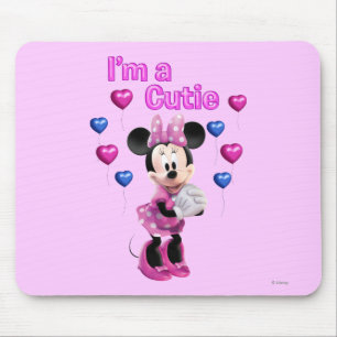 Pink Minnie   Cutie with Hearts Mouse Pad