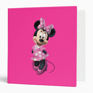 Pink Minnie   Hands Behind Back Binder