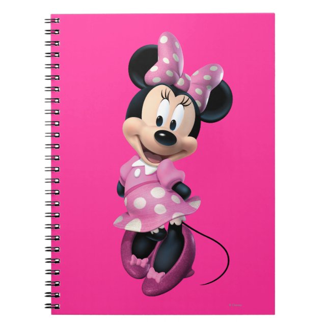 Pink Minnie | Hands Behind Back Notebook (Front)