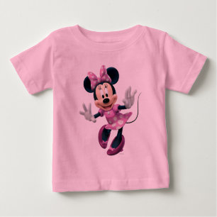 Pink Minnie   Hands Out Baby T-Shirt