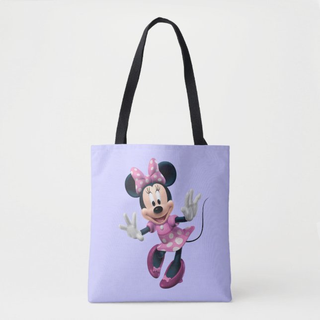 Pink Minnie | Hands Out Tote Bag (Front)