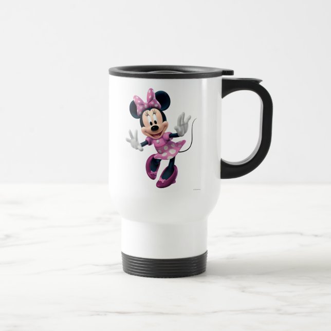 Pink Minnie | Hands Out Travel Mug (Right)