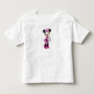 Pink Minnie Hands Together Toddler T-shirt