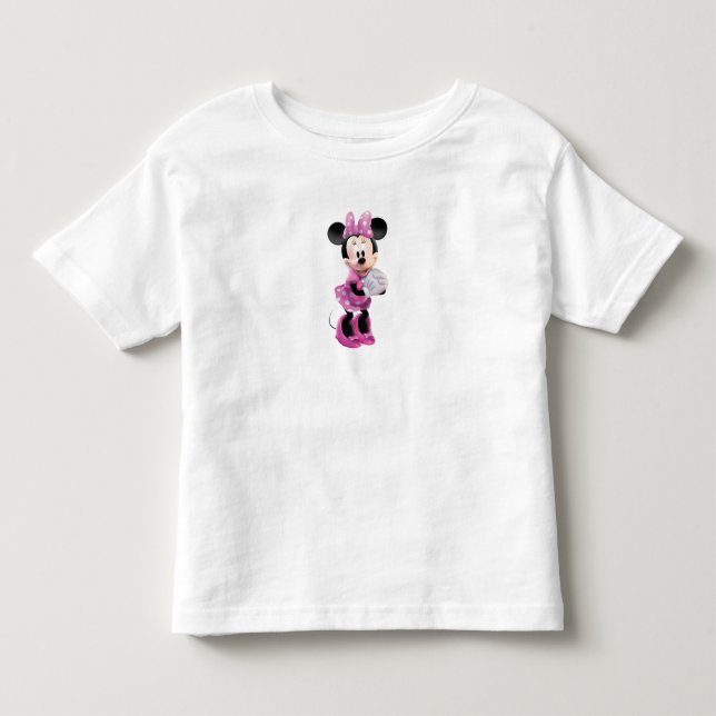 Pink Minnie | Hands Together Toddler T-shirt (Front)