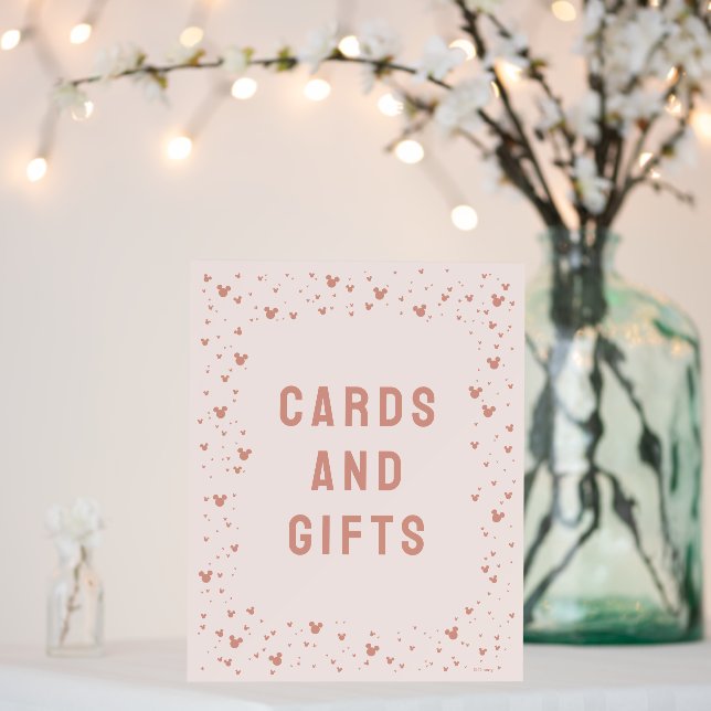 Pink Minnie Mouse Confetti Baby Shower Foam Board (In Situ (Wedding))