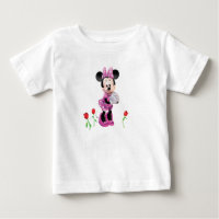Pink Minnie | Tulips Baby T-Shirt