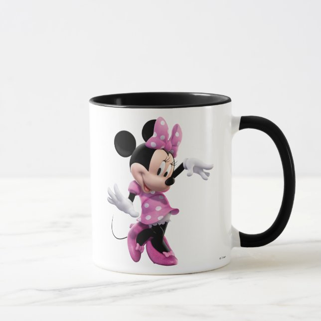 Pink Minnie | Waving and Dancing Mug (Right)