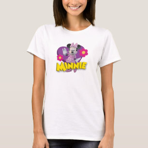 Pink Minnie Waving T-Shirt
