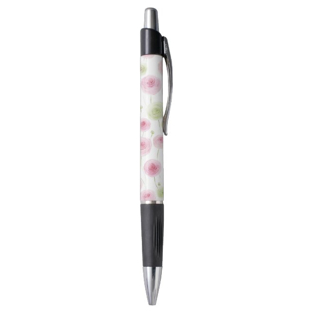Pink Mint Floral Ranunculus   Pen (Bottom (Vertical))