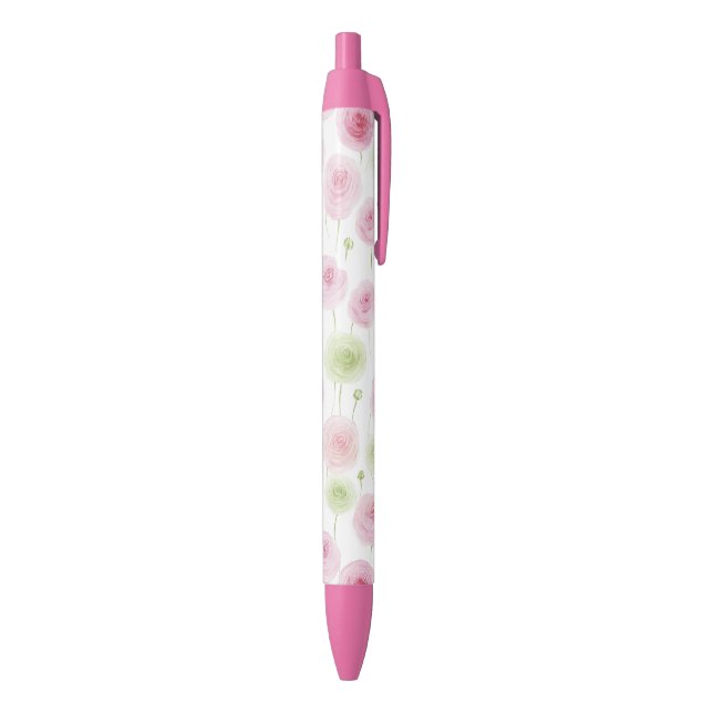 Pink Mint Floral Ranunculus   Pen (Bottom (Vertical))