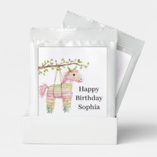 Pink Mint Horse Piñata Birthday Lemonade Drink Mix