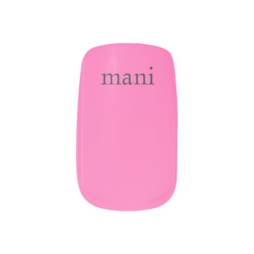 Pink Minx Nail Art