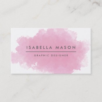 Pink Mist | Business Card by PinkMoonPaperie at Zazzle
