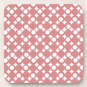 Pink Mod Ball Design @ Emporio Moffa Beverage Coaster